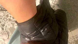 Big ass milfycalla dominates with deepthroat and pussy fucking on husbands friend in lingerie