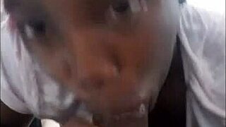Man, I’m blowin cumload spit bubbles, sloppy throat head, u like my pussy fartin?