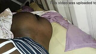 African Ebony Girlfriend Delivers Intense Blowjob to Massive Cock in Homemade Outdoor Rough Sex Scene