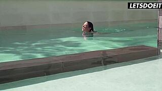 uhh my bffs and i got so nasty licking each others pussies by the pool - a girl knows