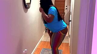 Thick College Girl Deepthroats Big Black Cock. She Swallows Cum During Wet Audition.