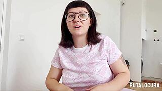 Putalocura - La Guapa Jovencita Meraki Cabalgando La Polla De Torbe Y Tragando Lefa