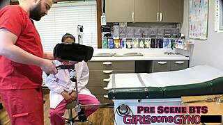 Overwhelmed with Desire as Curly Blonde Aria Nicole Faces Humiliating Foot Fetish in Perverted Podiatrist Scene