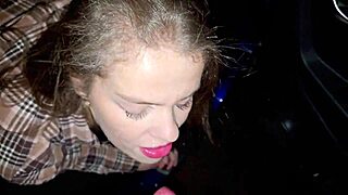taxi driver films married slut riding cock in car for payment part 2