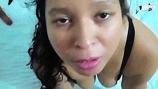 I let my cuckold watch as I swallow cum from small cock after dirty talk