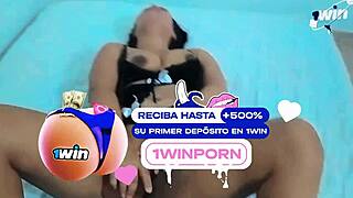I let my cuckold watch as I swallow cum from small cock after dirty talk