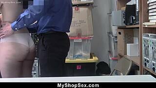 Are you sure you didn't shoplift, Violet Rain? Now bend over in the maintenance room for doggystyle punishment after getting caught.