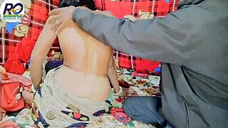 So, this Desi village bhabhi gets a body massage from her brother-in-law and feeds him milk from her breasts in return.
