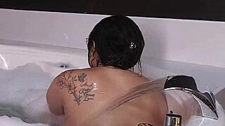 damn, this video of the school teacher got leaked with her in lingerie flashing big ass and tits in the office shower for dirty talk slapping