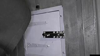 This masked Indian teen slave gets let out of her dungeon cage for rough domination. She takes the master's big white cock in hardcore fucking and deepthroat action.