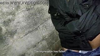Oh The Thrill Of This Couple Peeing And Having Sex In Public Right Behind The Church Building